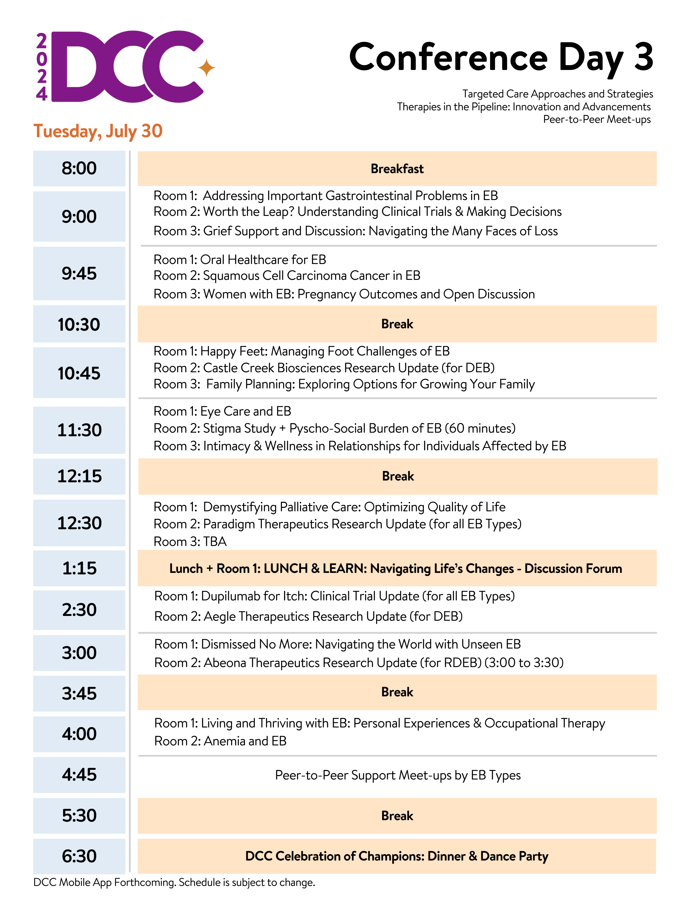 DCC Agenda Snapshot debra of America